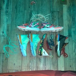 Used basketball shoes